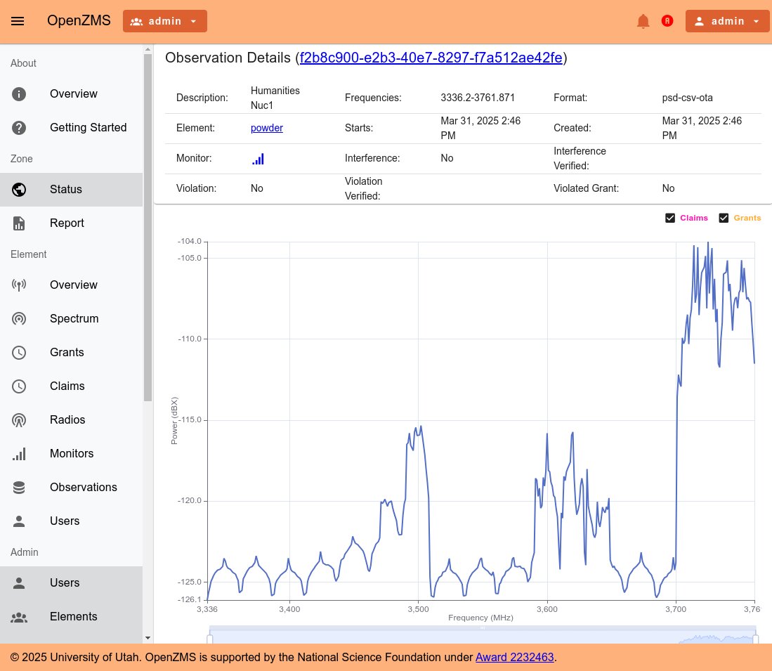 RDZ-in-RDZ Experiment OpenZMS Monitor Observation