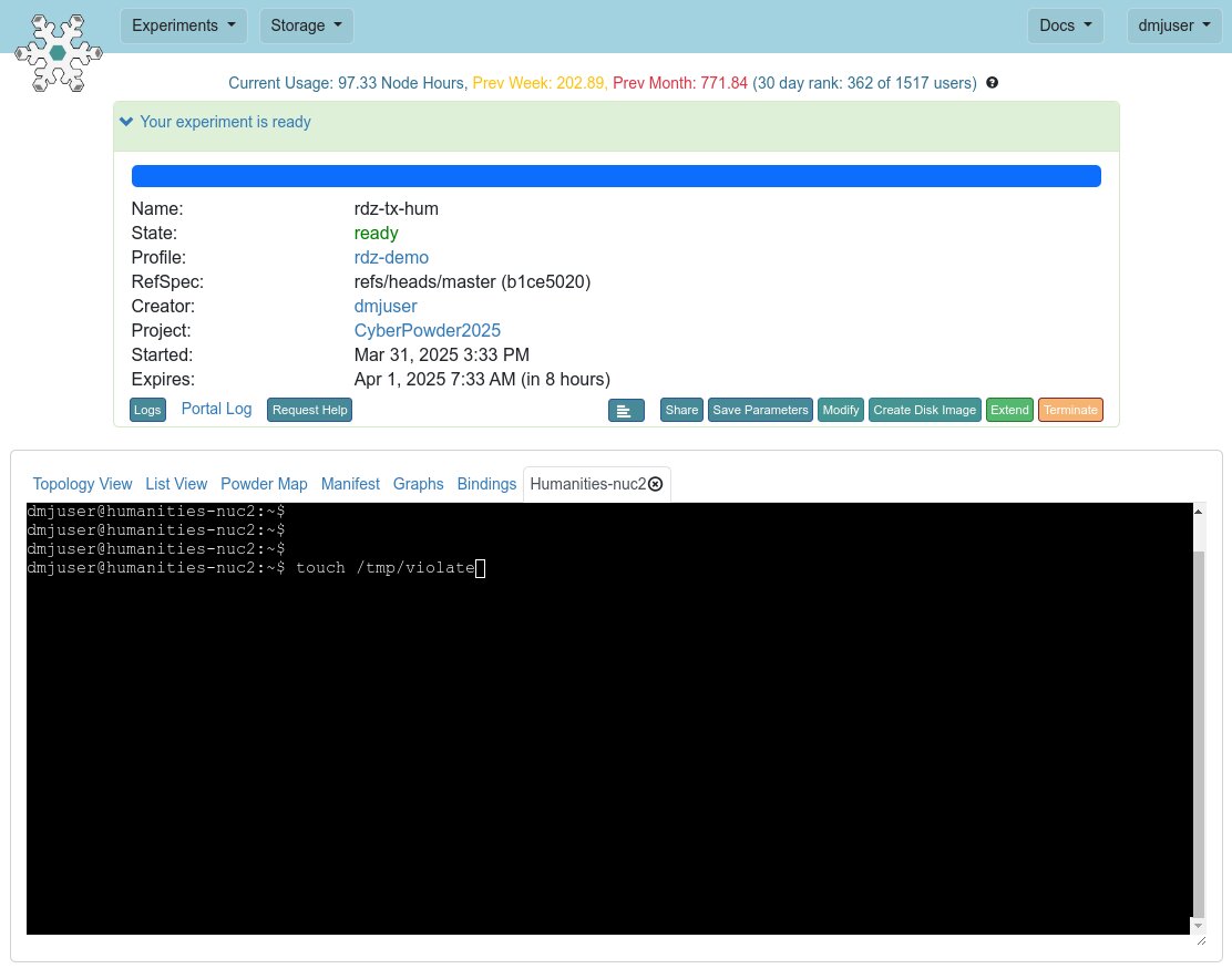 RDZ-in-RDZ Smart Transmitter Create Violation File